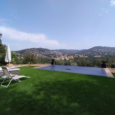 Superbe Bas De Villa 80 M2 Piscine Privee Reservee Aux Vacanciers Avec Vue Magnifique 6 Couchages La Londe-les-Maures Ngoại thất bức ảnh